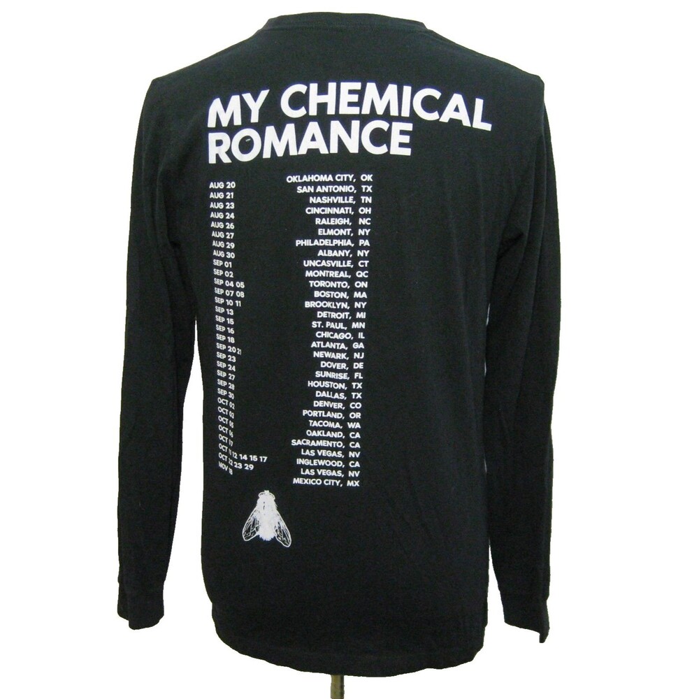 My Chemical Romance Decay Tour Mens Large Long Sleeve T-Shirt Graphic Rock Band - Picture 2 of 4